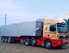 The firm operates a variety of trailer types and makes