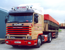 This Scania 143M Streamline was one of many carefully selected second hand purchases by the family